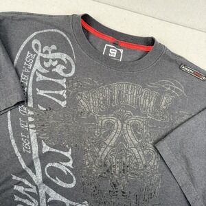 Vintage Southpole Shirt 2XL Black Graphic Tee Y2K Hip Hop Skater Grunge Baggy